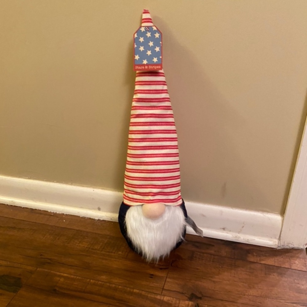 Stars & stripes tall Fourth of July gnome